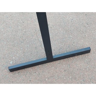 Рейка-опора Т-образн. 2,25м. підсилена (чорна)